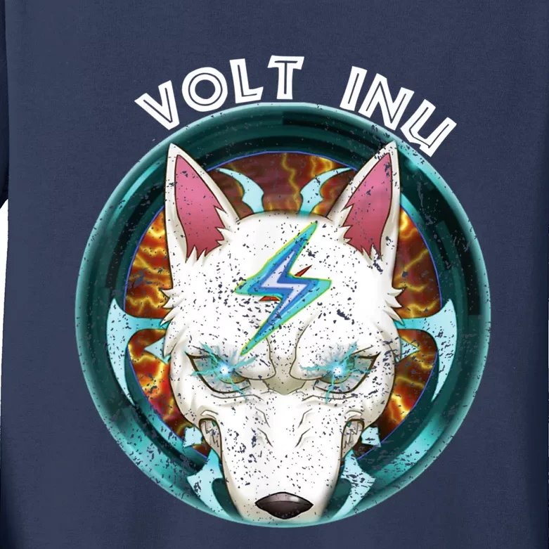 Volt Inu Crypto Token Cryptocurrency Wallet Volt Inu Kids Long Sleeve Shirt