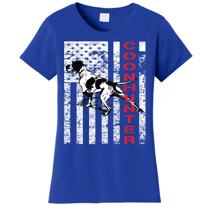 Vintage Inspired Coon Hunter Funny Gift For Raccoon Hunters Women's T-Shirt