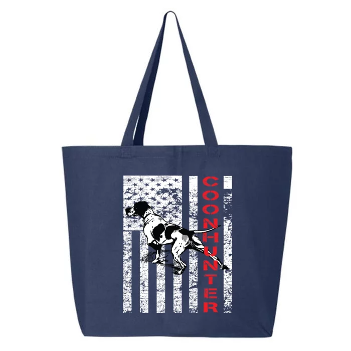 Vintage Inspired Coon Hunter Funny Gift For Raccoon Hunters 25L Jumbo Tote