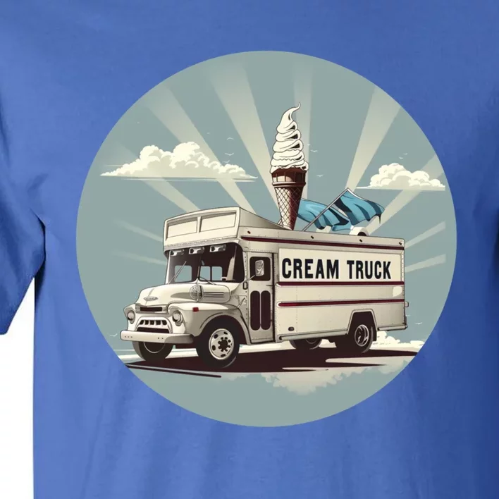 Vacation Ice Cream Truck Costume For Summer Memories Lovers Gift Tall T-Shirt