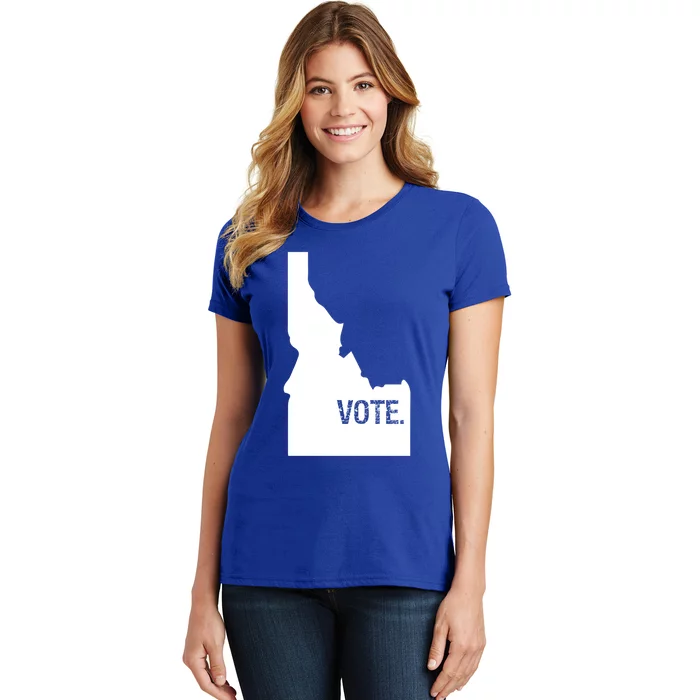 Vote Idaho Cute Gift Election Day State Voting Gift Women's T-Shirt