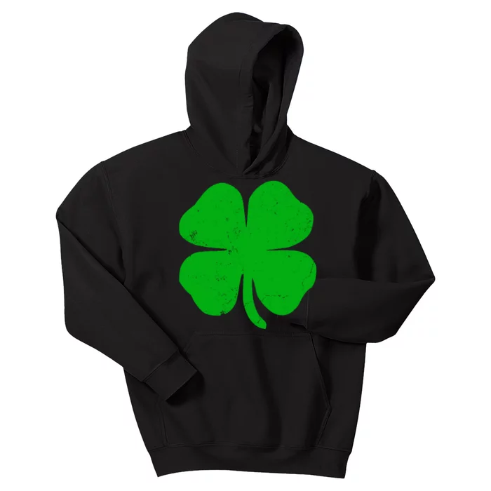 Vintage Irish Clover St. Patrick's Day Lucky Graphic Kids Hoodie