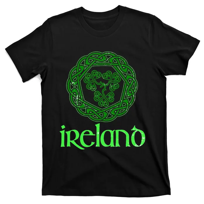 Vintage Ireland Celtic Knot Irish St Patricks Day T-Shirt