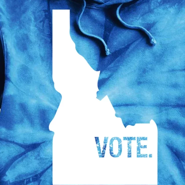 Vote Idaho Cool Gift Election Day State Voting Gift Tie Dye Hoodie