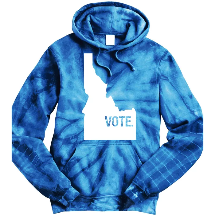 Vote Idaho Cool Gift Election Day State Voting Gift Tie Dye Hoodie