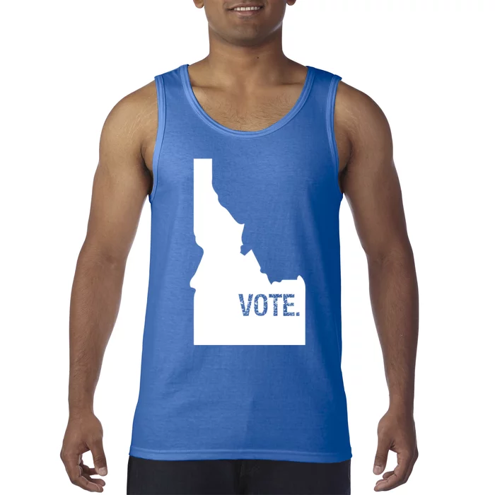 Vote Idaho Cool Gift Election Day State Voting Gift Tank Top