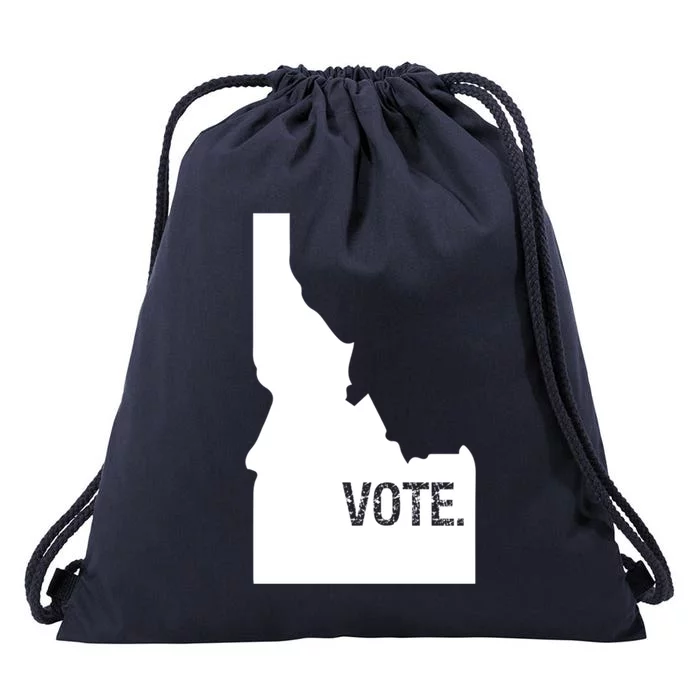 Vote Idaho Cool Gift Election Day State Voting Gift Drawstring Bag