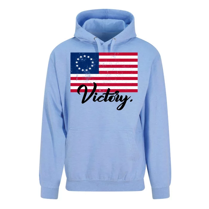 Victory America Betsy Ross Flag 1776 Unisex Surf Hoodie