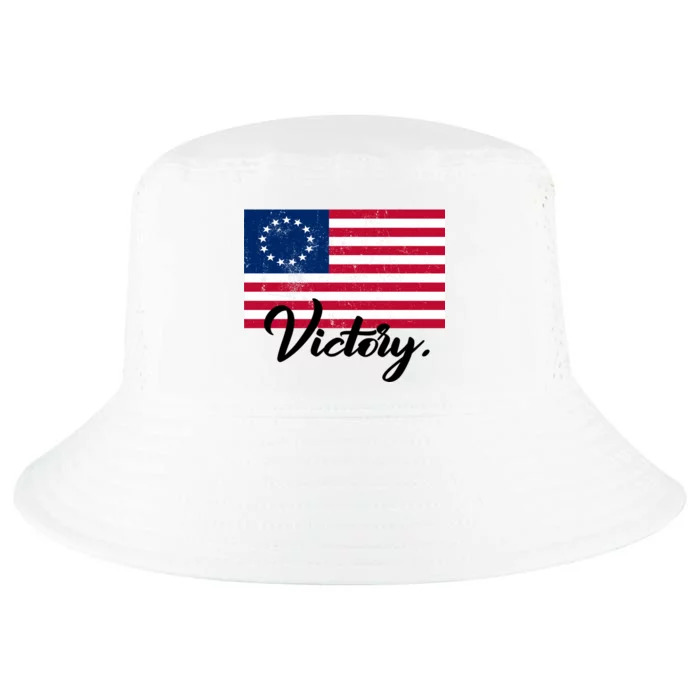 Victory America Betsy Ross Flag 1776 Cool Comfort Performance Bucket Hat