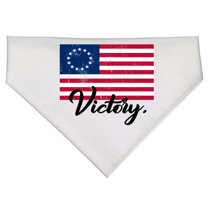 Victory America Betsy Ross Flag 1776 USA-Made Doggie Bandana