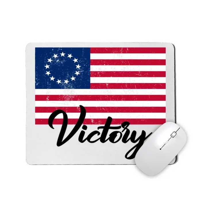 Victory America Betsy Ross Flag 1776 Mousepad