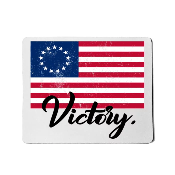 Victory America Betsy Ross Flag 1776 Mousepad