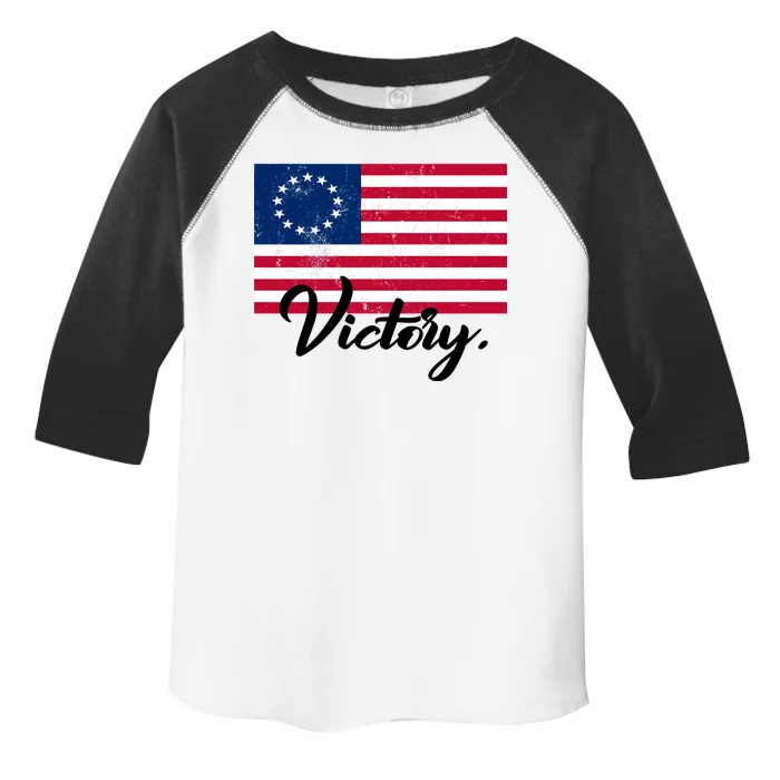 Victory America Betsy Ross Flag 1776 Toddler Fine Jersey T-Shirt