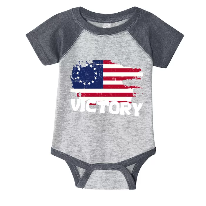 Victory Betsy Ross Original Flag Infant Baby Jersey Bodysuit