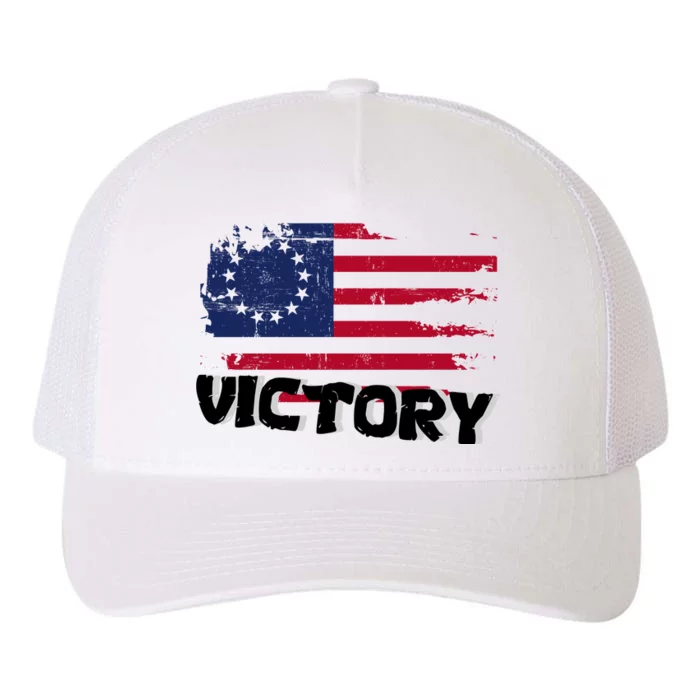 Victory Betsy Ross Original Flag Yupoong Adult 5-Panel Trucker Hat