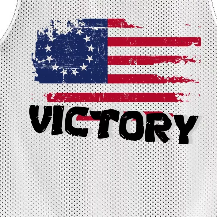 Victory Betsy Ross Original Flag Mesh Reversible Basketball Jersey Tank