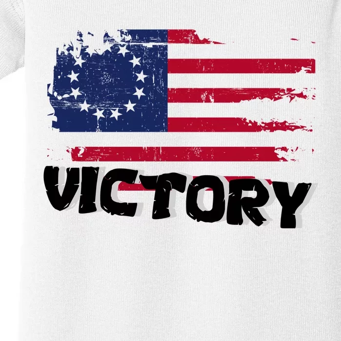 Victory Betsy Ross Original Flag Baby Bodysuit