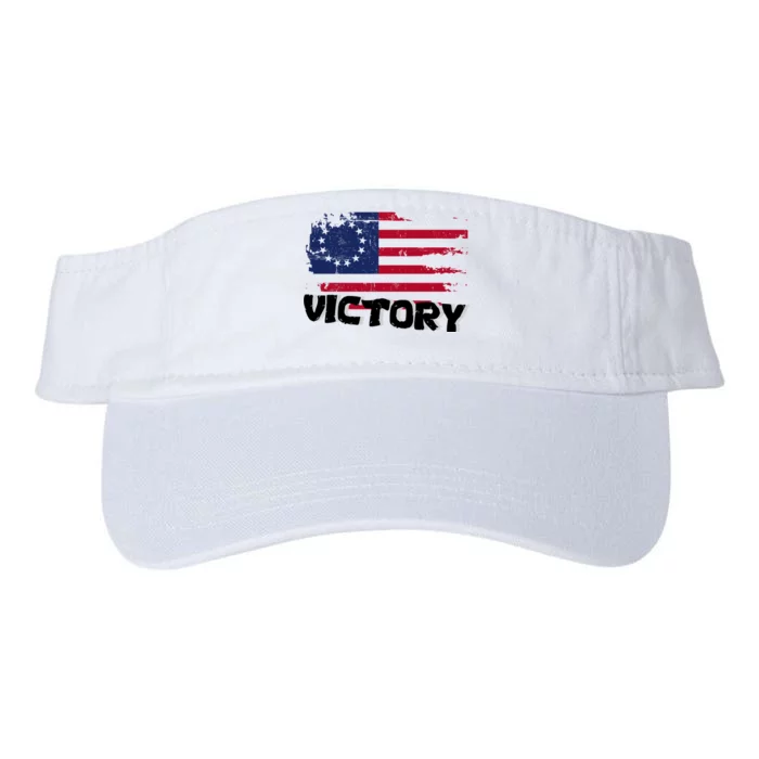 Victory Betsy Ross Original Flag Valucap Bio-Washed Visor