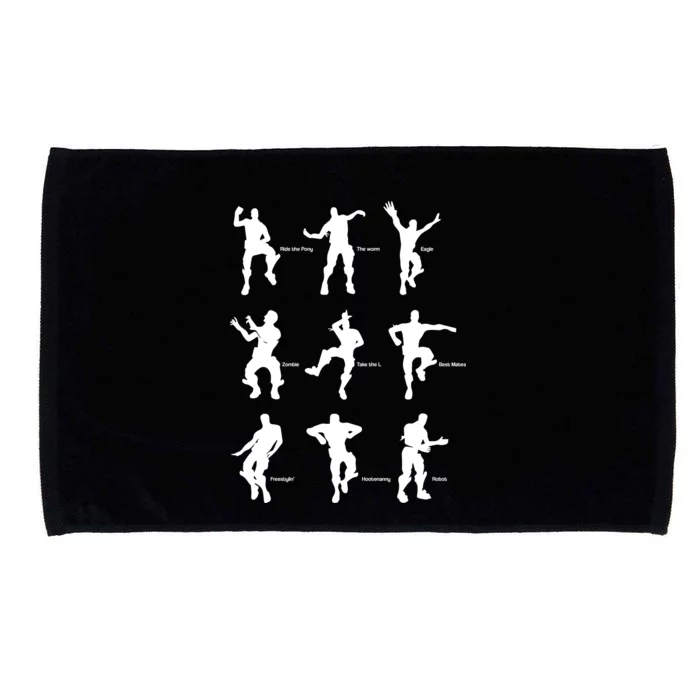 Victory Royale Gamer Dance Moves Microfiber Hand Towel