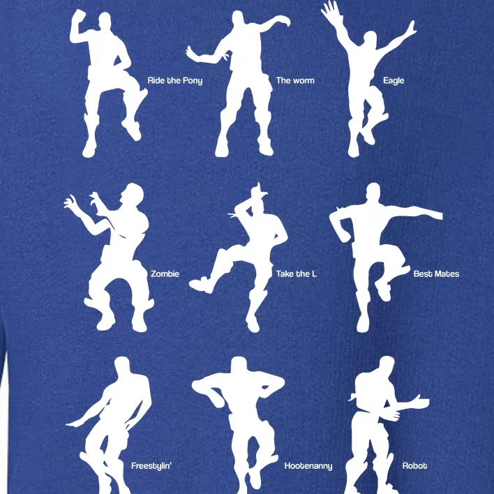 Victory Royale Gamer Dance Moves Toddler Sweatshirt