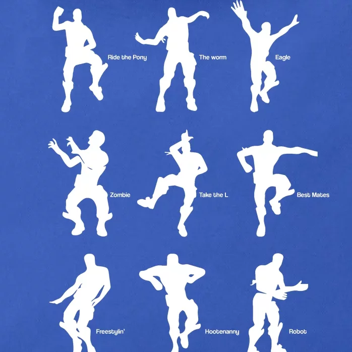 Victory Royale Gamer Dance Moves Zip Tote Bag