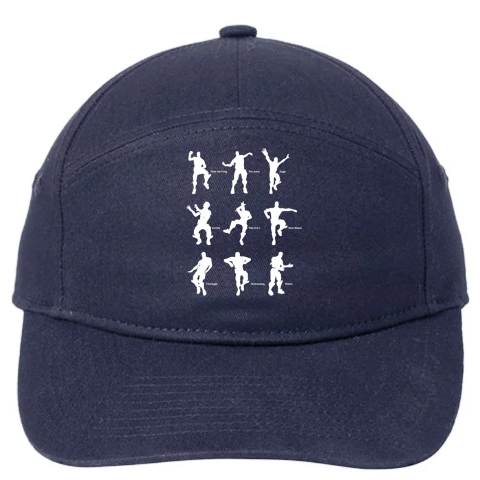 Victory Royale Gamer Dance Moves 7-Panel Snapback Hat