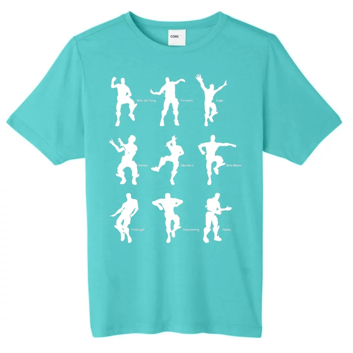 Victory Royale Gamer Dance Moves ChromaSoft Performance T-Shirt