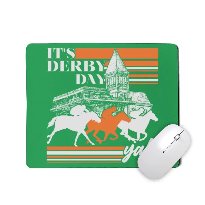 Vintage It's Derby Day Yall Horse Racing Mousepad