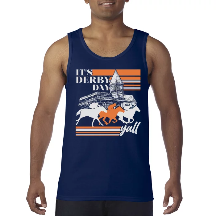 Vintage It's Derby Day Yall Horse Racing Tank Top