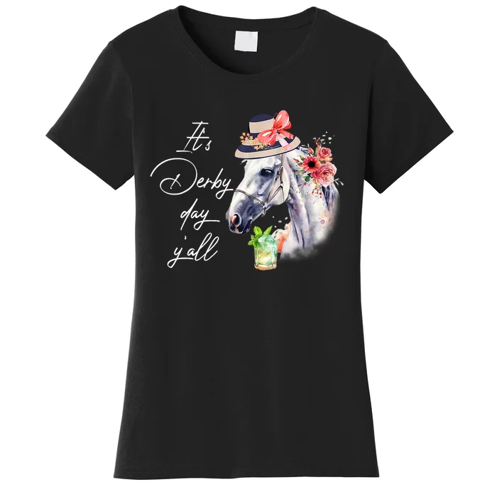 Vintage Its Derby 150 Yall 150th Horse Racing Derby Day 2024 Women's T-Shirt