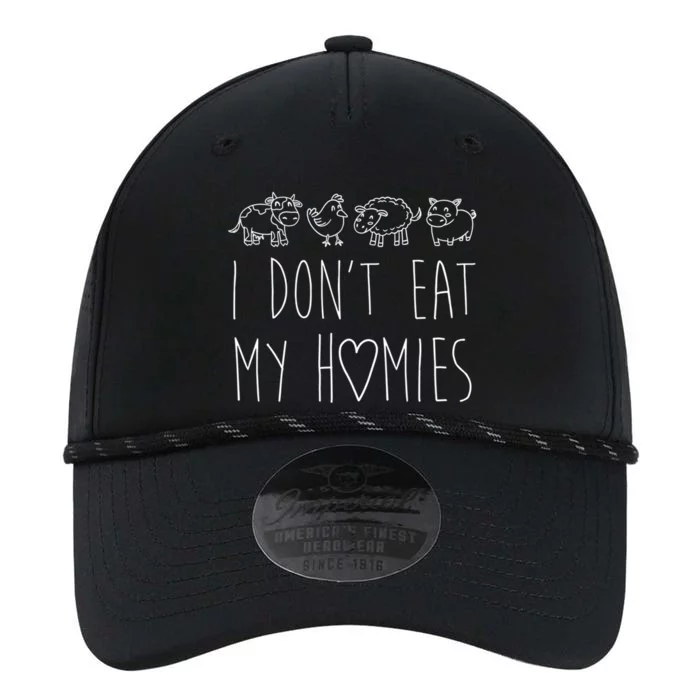 Vegan I Dont Eat My Homies Vegetarian Funny Gift Performance The Dyno Cap