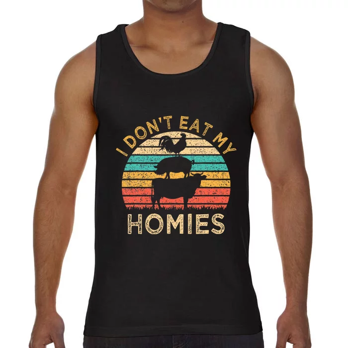 Vegetarian I DonT Eat My Homies Comfort Colors® Tank Top