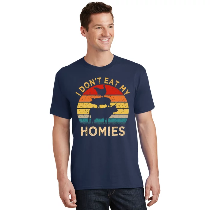 Vegetarian I DonT Eat My Homies | Turkey Day Thanksgiving T-Shirt