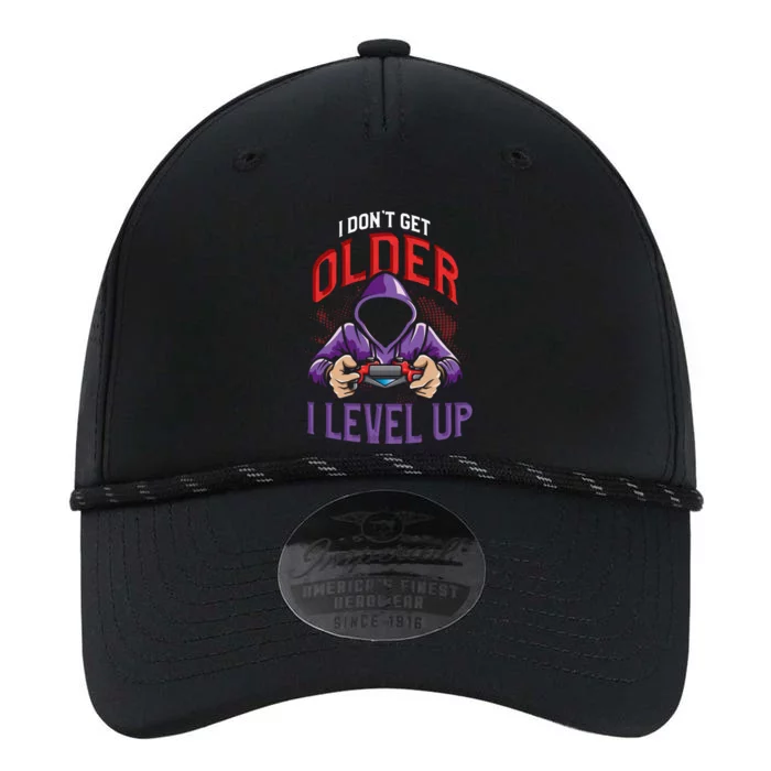 Vintage I Dont Get Older I Level Up Gamer Birthday Gift Performance The Dyno Cap