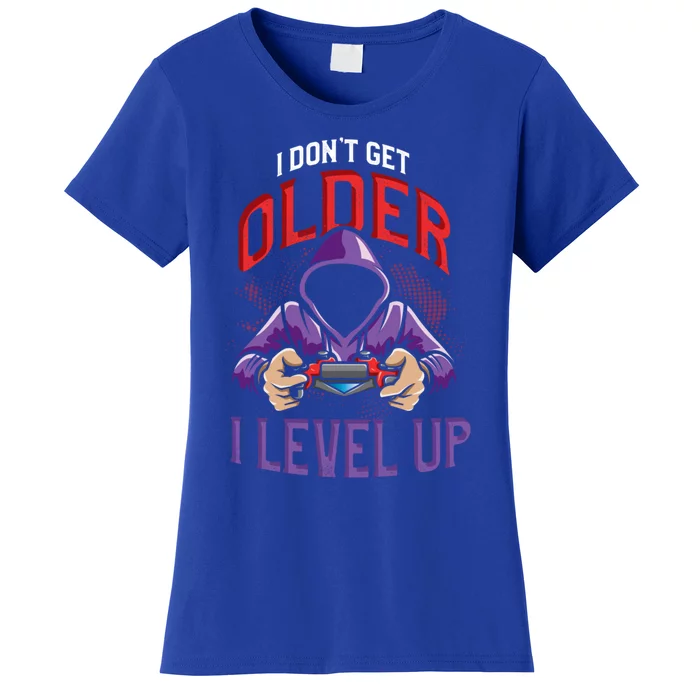 Vintage I Dont Get Older I Level Up Gamer Birthday Gift Women's T-Shirt