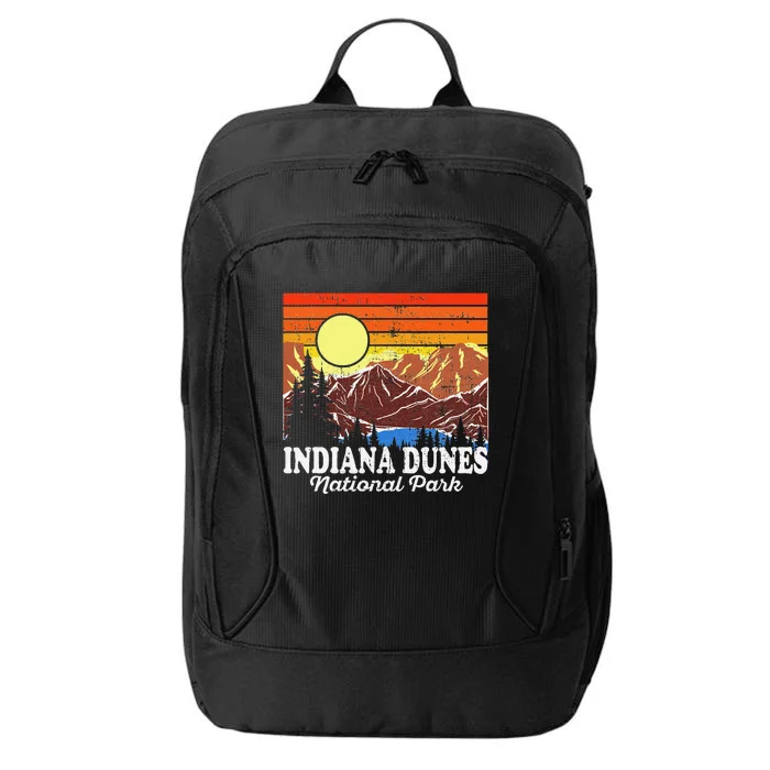 Vintage Indiana Dunes National Park Souvenir City Backpack