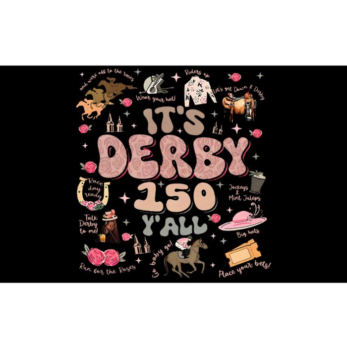 Vintage ItS Derby 150 Yall 150th Horse Racing Ky Derby Day Bumper Sticker