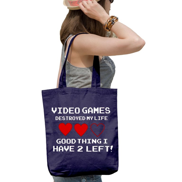 Video Games Destroyed My Life Tote Bag