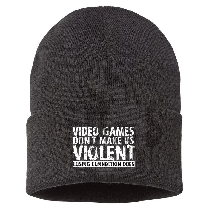 Video Games Don't Makes Us Violent Losing Connection Does Sustainable Knit Beanie