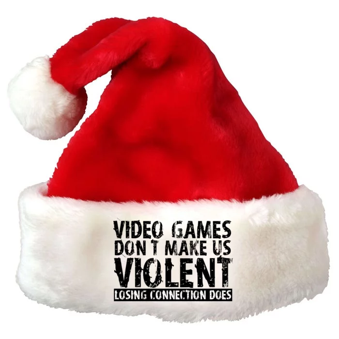 Video Games Don't Makes Us Violent Losing Connection Does Premium Christmas Santa Hat