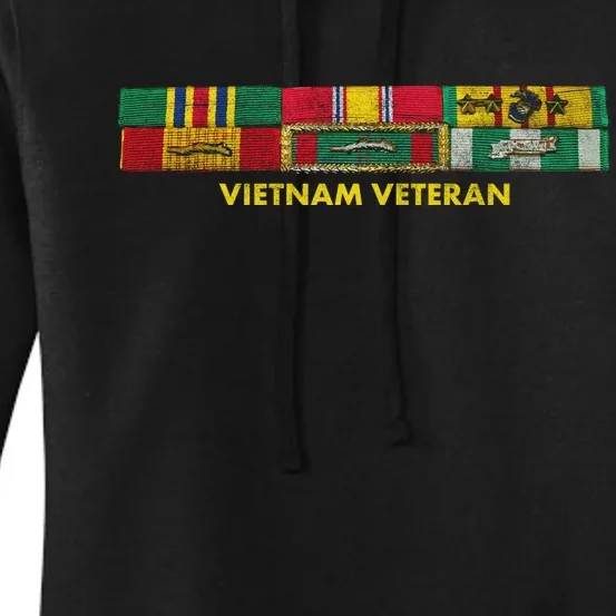 Vietnam Veteran Emblem Women's Pullover Hoodie