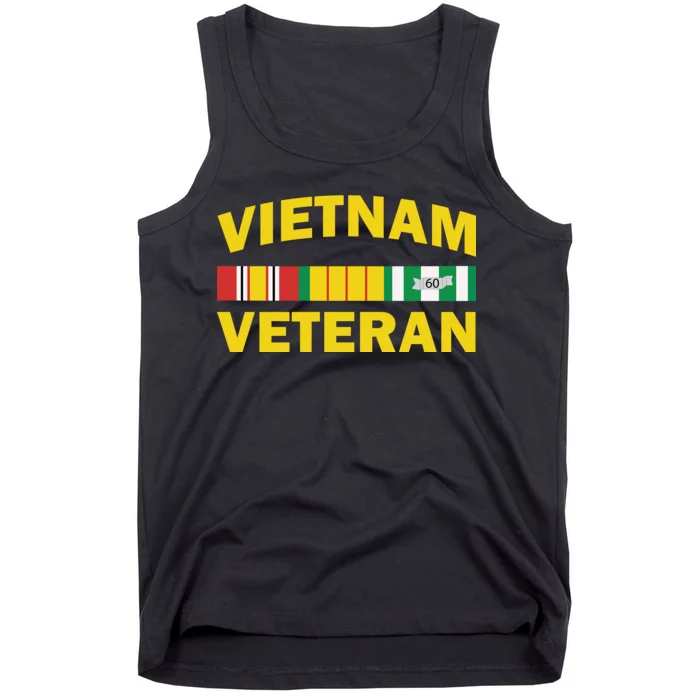 Vietnam Veteran Flag Logo Tank Top