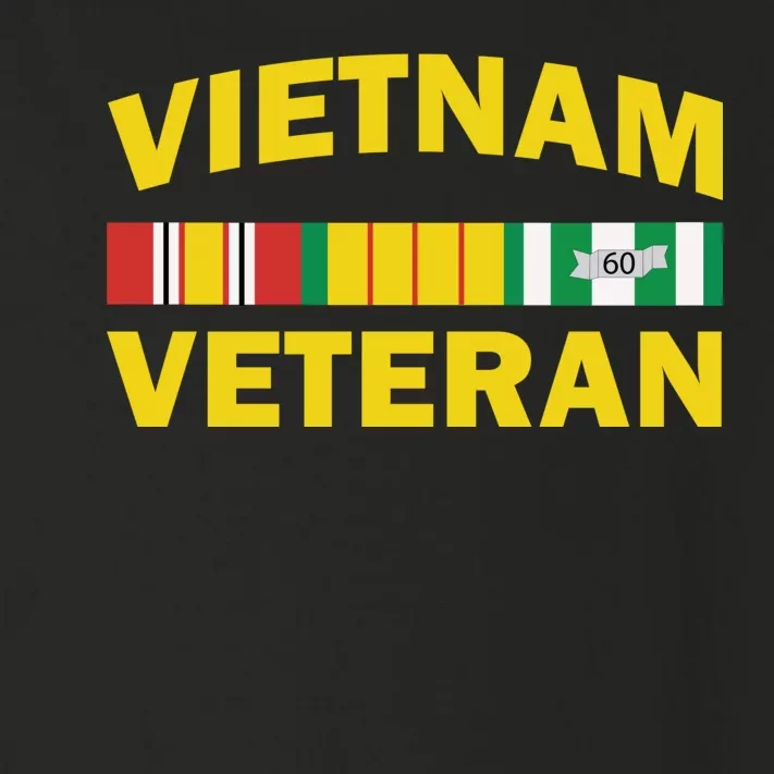 Vietnam Veteran Flag Logo Toddler Long Sleeve Shirt