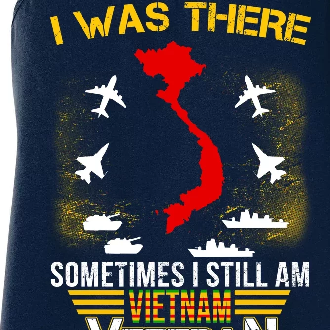 Vietnam Veteran I Was There Women's Racerback Tank