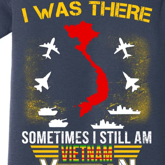 Vietnam Veteran I Was There Baby Bodysuit