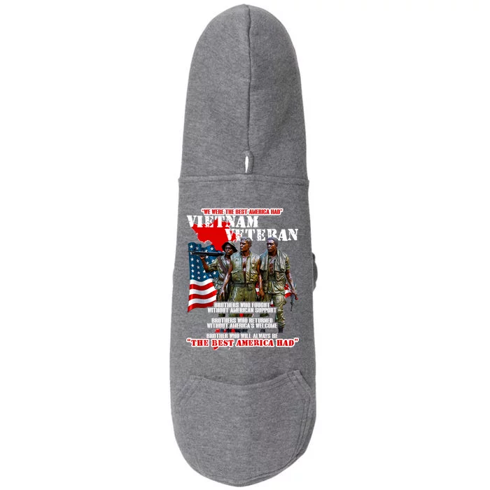 Vietnam Veteran The Best America Had Doggie 3-End Fleece Hoodie