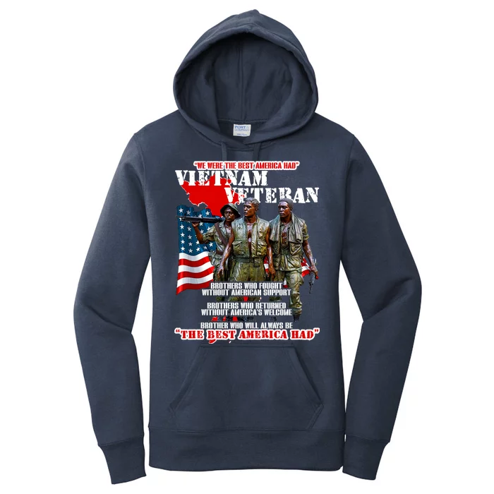 Vietnam Veteran The Best America Had Women's Pullover Hoodie