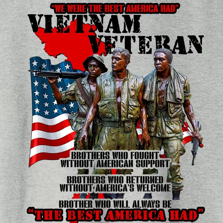 Vietnam Veteran The Best America Had Women's Crop Top Tee