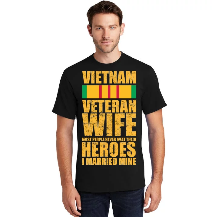 Vietnam Veteran Wife Tall T-Shirt