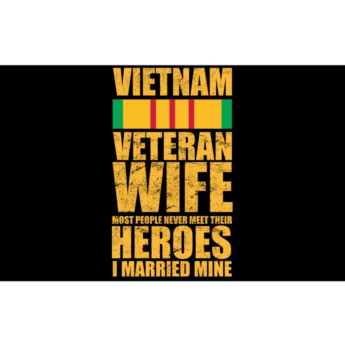 Vietnam Veteran Wife Bumper Sticker